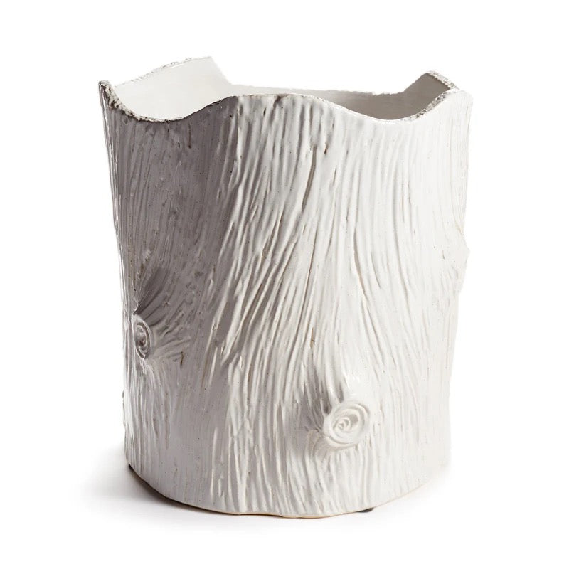 Napa Modern Faux Bois Pot 10.25"