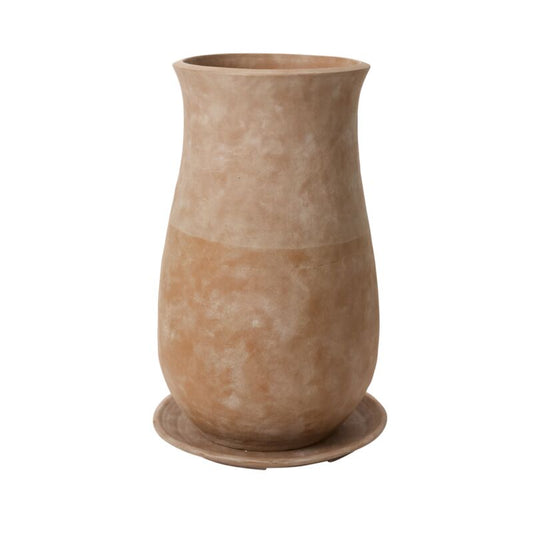 Corrales Planter Large w Saucer 24"x29"