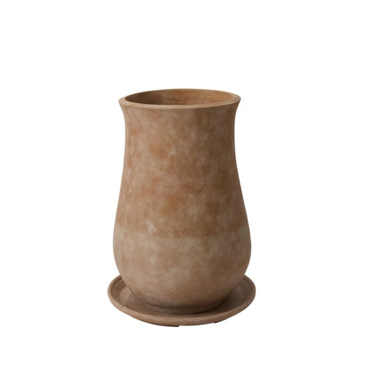 Corrales Planter Small w Saucer 21"x29"